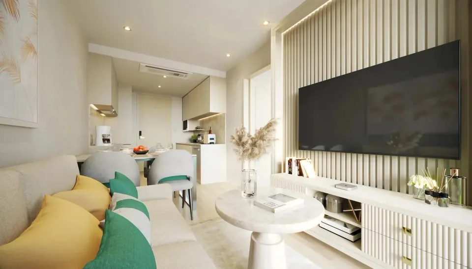 Квартира с 1 спальней и видом на горы в The Ozone Oasis Condominium, Пхукет