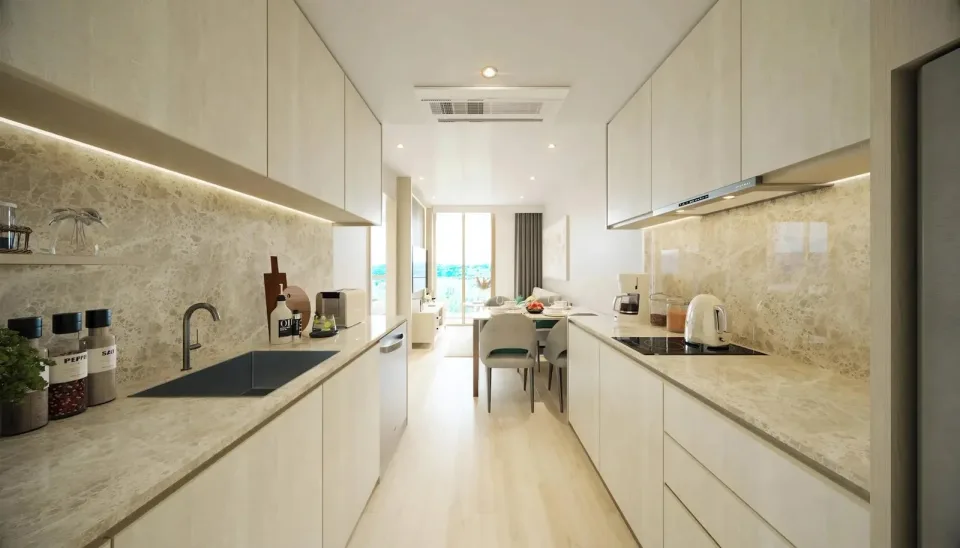 Квартира с 1 спальней и видом на горы в The Ozone Oasis Condominium, Пхукет