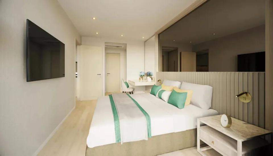 Квартира с 1 спальней и видом на горы в The Ozone Oasis Condominium, Пхукет