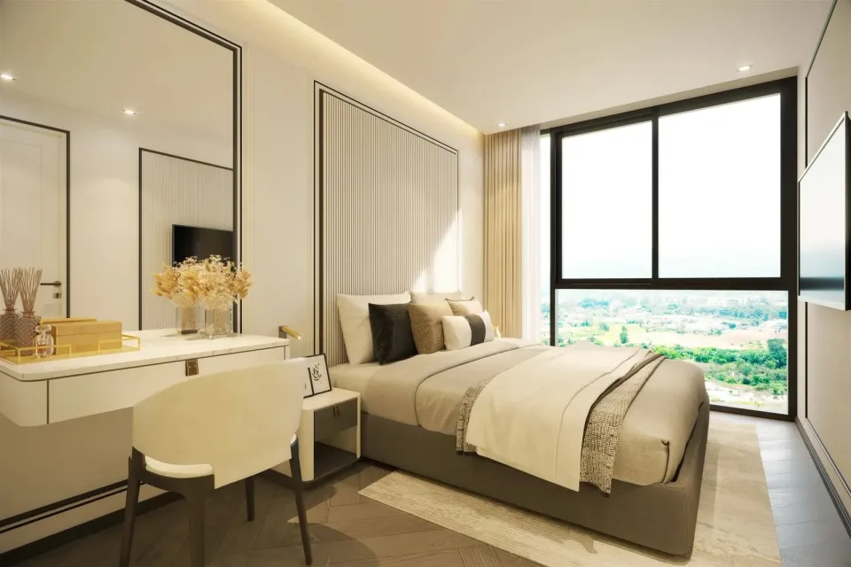 Квартира с 1 спальней и видом на бассейн в The Ozone Oasis Condominium, Пхукет