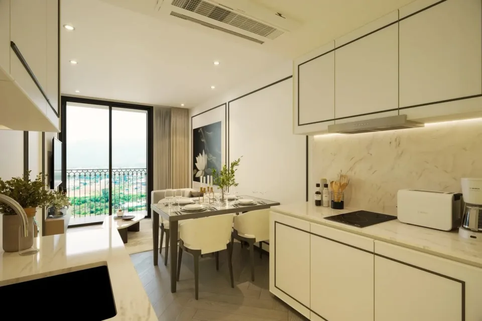 Квартира с 1 спальней и видом на бассейн в The Ozone Oasis Condominium, Пхукет