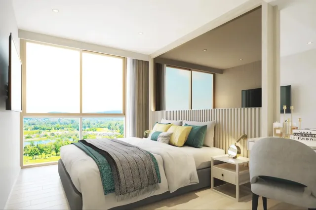 Квартира с 2 спальнями и видом на море в The Ozone Oasis Condominium, Пхукет