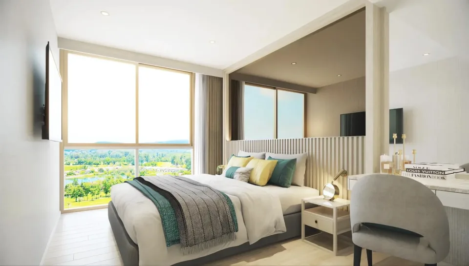 Квартира с 2 спальнями и видом на море в The Ozone Oasis Condominium, Пхукет