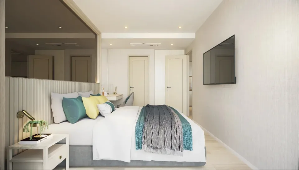 Квартира с 2 спальнями и видом на море в The Ozone Oasis Condominium, Пхукет