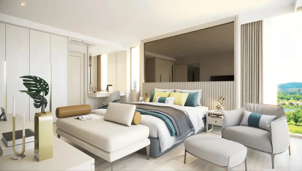 Квартира с 2 спальнями и видом на море в The Ozone Oasis Condominium, Пхукет