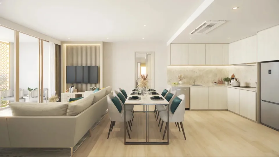 3-Bedroom Condo with Pool View at The Ozone Oasis Condominium, Phuket