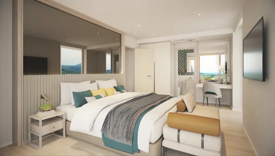 Квартира с 3 спальнями и видом на бассейн в The Ozone Oasis Condominium, Пхукет