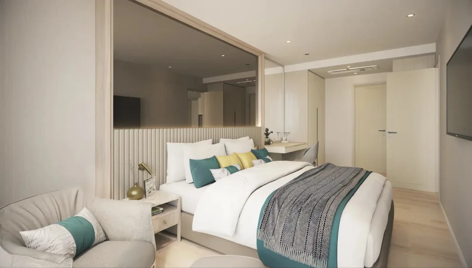 Квартира с 3 спальнями и видом на бассейн в The Ozone Oasis Condominium, Пхукет