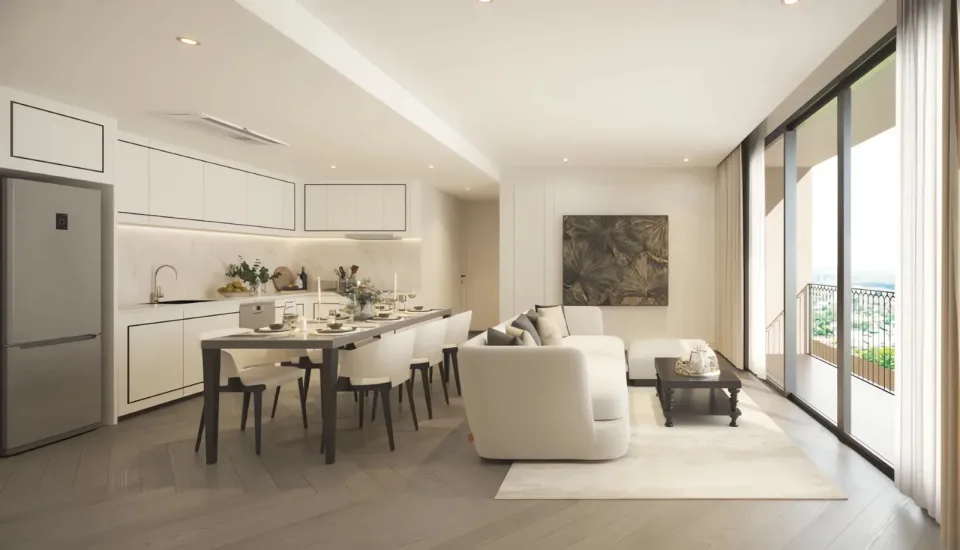 3-Bedroom Condo with Garden View at The Ozone Signature, Phuket