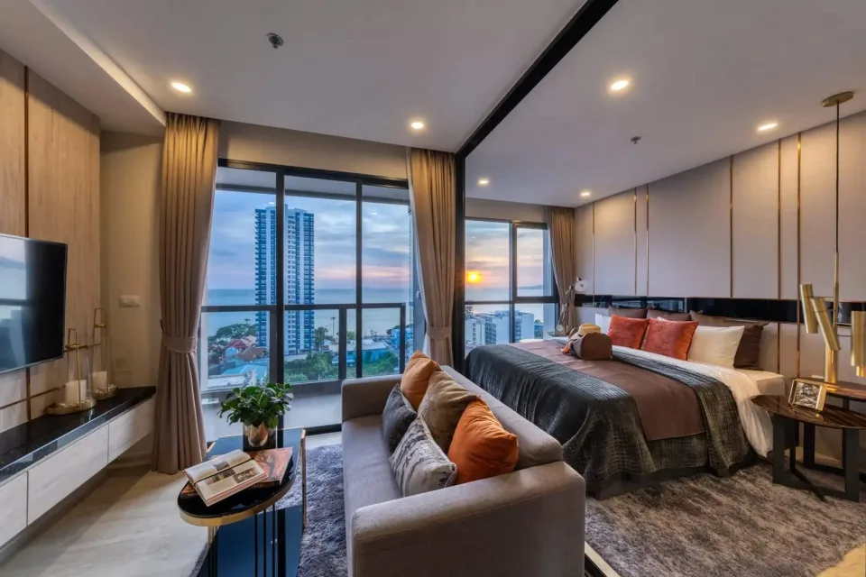 Квартира с 1 спальней и видом на море в The Panora Pattaya, Паттайя