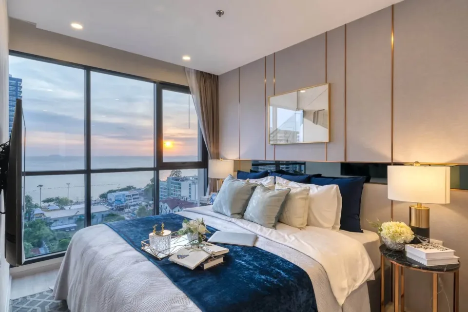 Квартира с 2 спальнями и видом на море в The Panora Pattaya, Паттайя