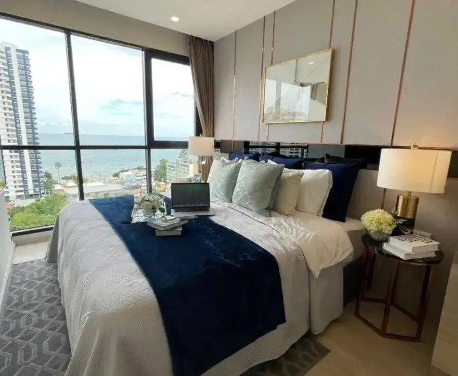 Квартира с 2 спальнями и видом на море в The Panora Pattaya, Паттайя