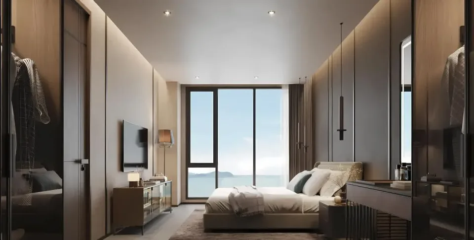 2-Bedroom Condo with Sea View at The Panora Estuaria, Pattaya