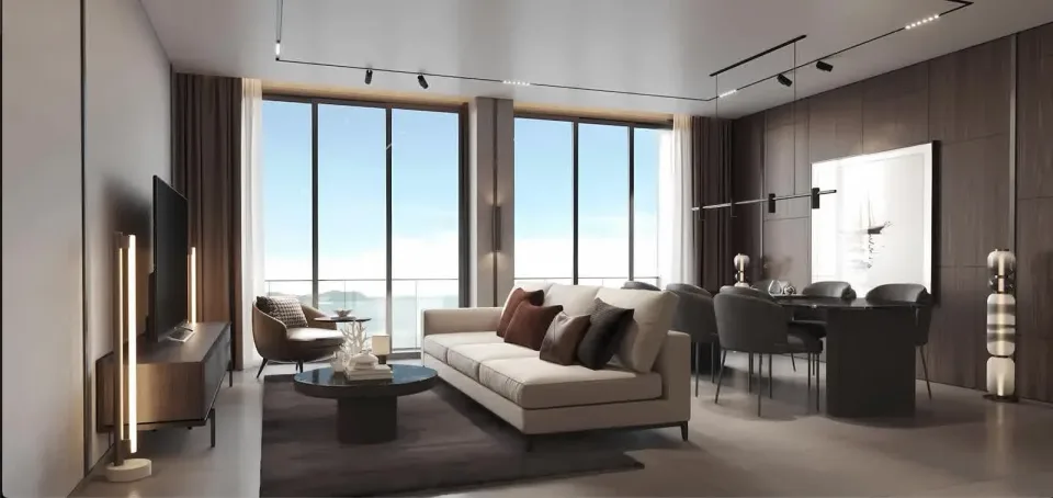 2-Bedroom Condo with Sea View at The Panora Estuaria, Pattaya