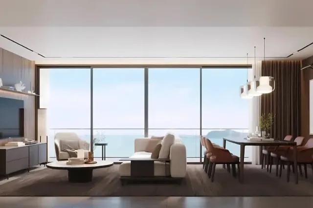 3-Bedroom Condo with Sea View at The Panora Estuaria, Pattaya