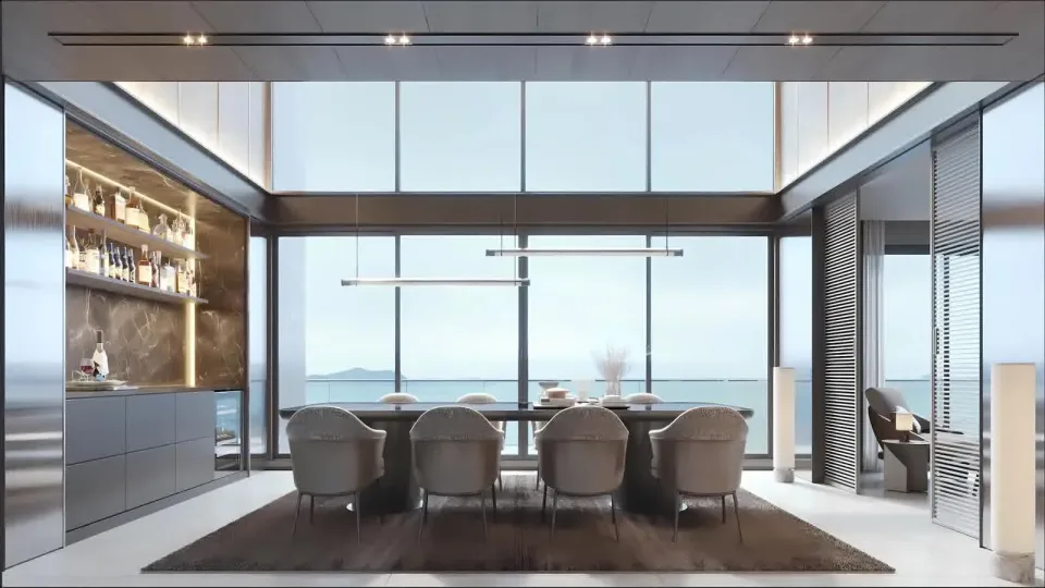 4-Bedroom Condo with Sea View at The Panora Estuaria, Pattaya