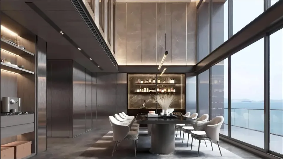 4-Bedroom Condo with Sea View at The Panora Estuaria, Pattaya