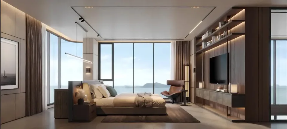 4-Bedroom Condo with Sea View at The Panora Estuaria, Pattaya