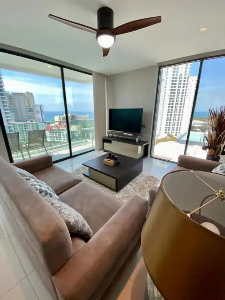 2-Bedroom Condo with City View at The Point Pratumnak, Pattaya