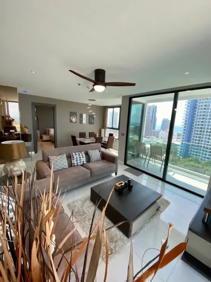 2-Bedroom Condo with City View at The Point Pratumnak, Pattaya