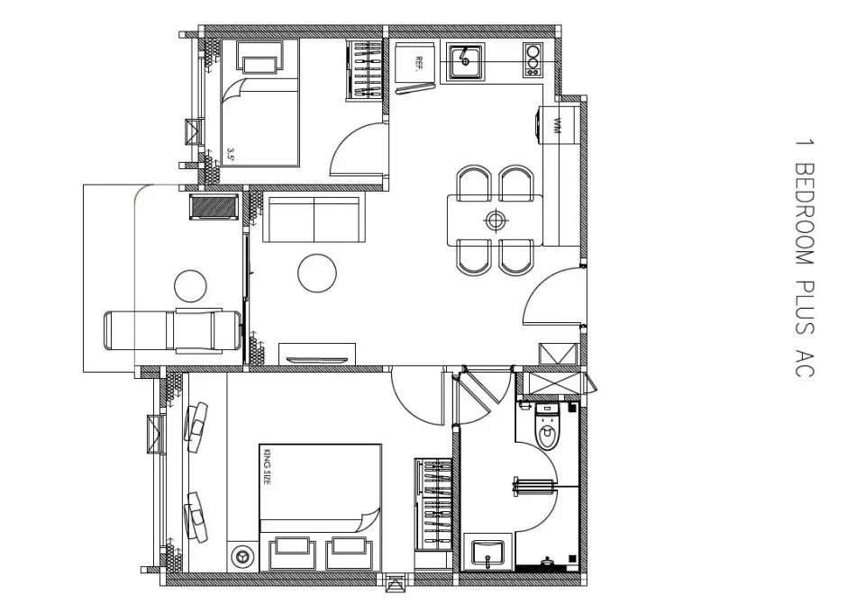 1-Bedroom Condo with Pool View at The Title The Modeva, Phuket