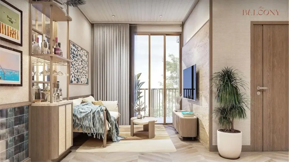1-Bedroom Condo with Pool View at The Title Balcony Nai Yang, Nai Yang