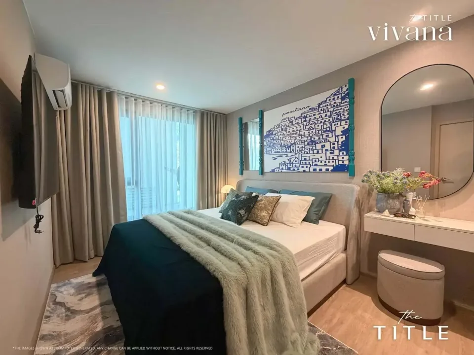 2-Bedroom Condo with City View at The Title Vivana, Kamala