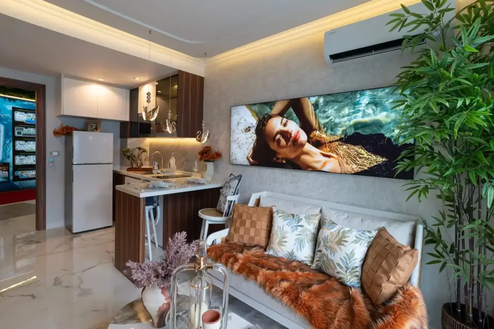 1-Bedroom Condo at The Riviera Beverly Hills Residences in Jomtien, Pattaya, Jomtien