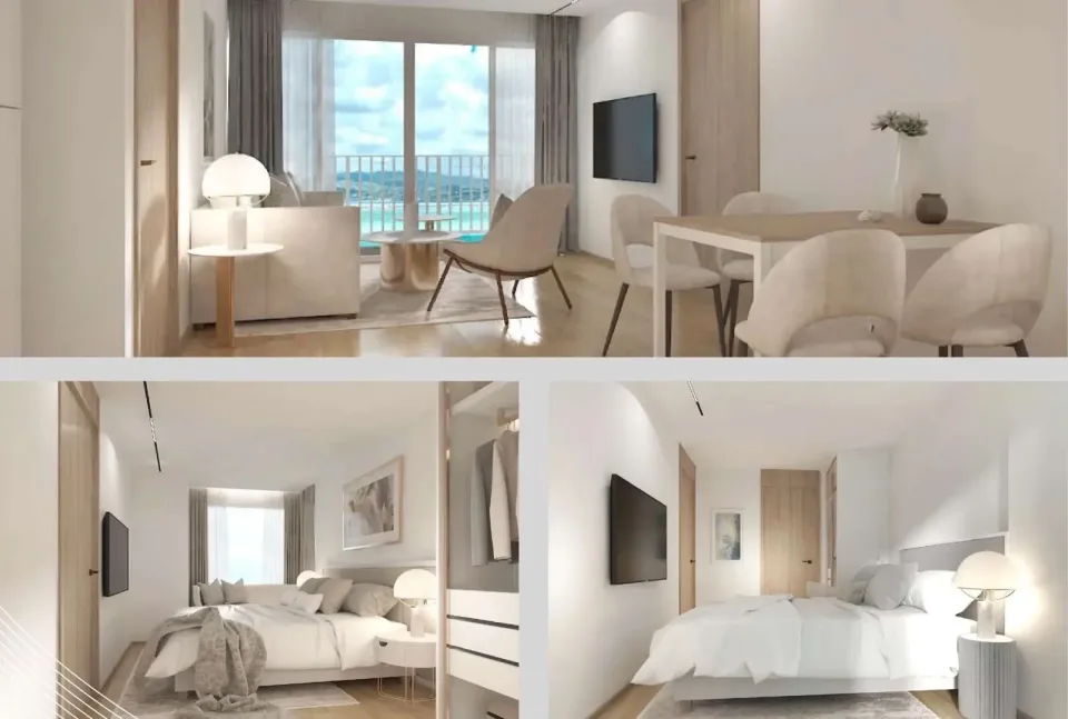 2-Bedroom Condo with Sea View at VIP Space Odyssey, Rawai
