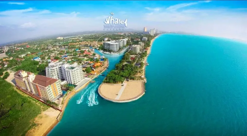 Квартира с 2 спальнями и видом на море в Whale Marina в Паттайе, Паттайя