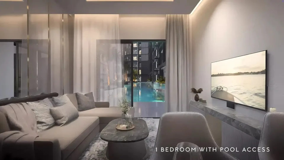 1-Bedroom Condo with Pool View at Zenith Pattaya, Pattaya