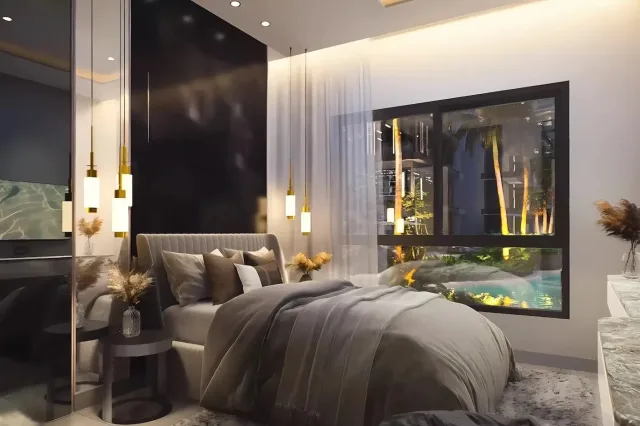 Квартира с 2 спальнями и видом на бассейн в Zenith Pattaya, Паттайя