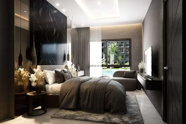 Квартира с 1 спальней и видом на бассейн в Zenith 2 Pattaya, Паттайя
