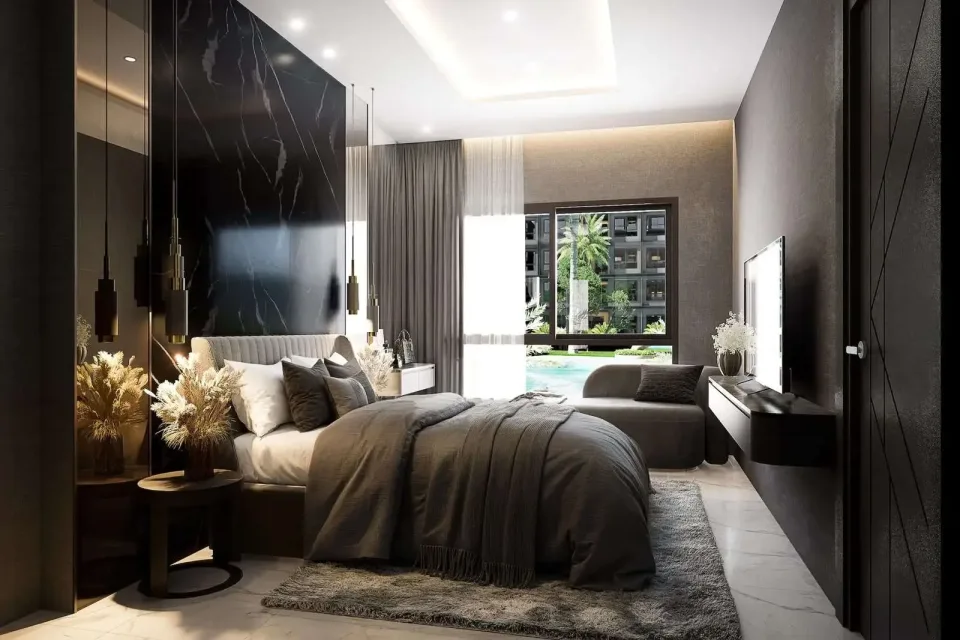 Квартира с 1 спальней и видом на бассейн в Zenith 2 Pattaya, Паттайя