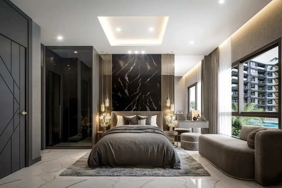 Квартира с 2 спальнями и видом на бассейн в Zenith 2 Pattaya, Паттайя