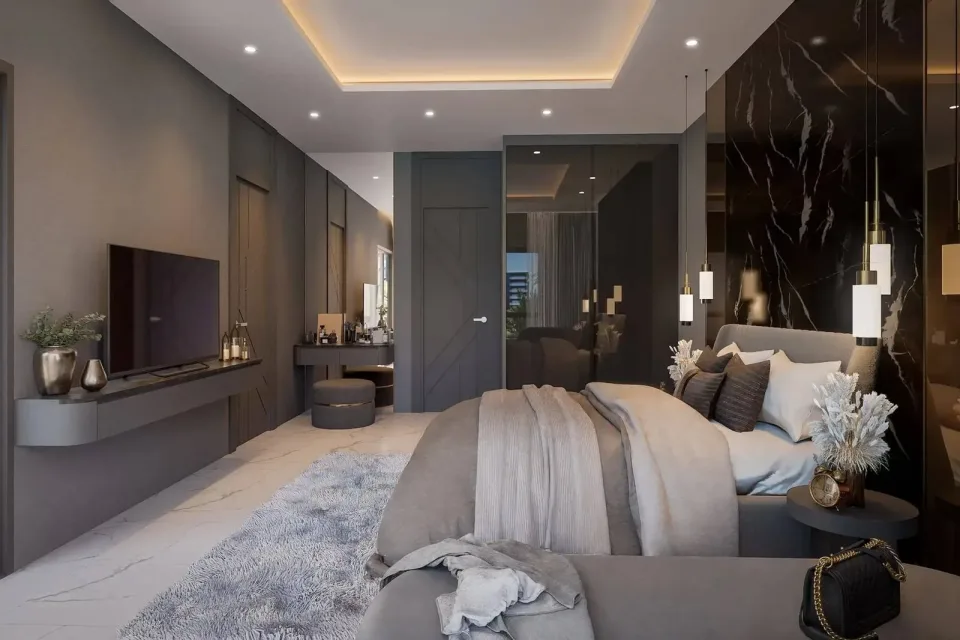 Квартира с 3 спальнями и видом на бассейн в Zenith 2 Pattaya, Паттайя