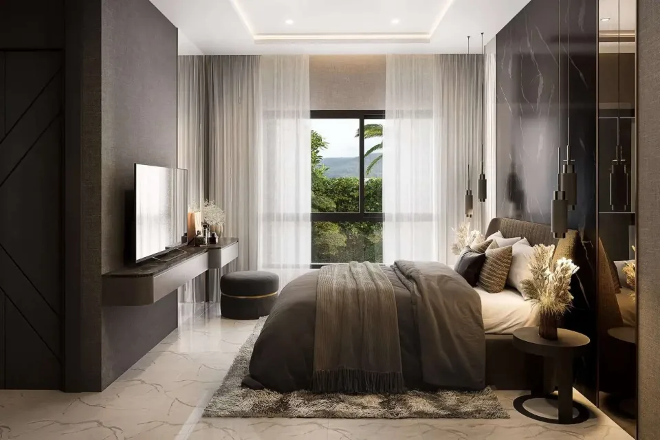 Квартира с 3 спальнями и видом на бассейн в Zenith 2 Pattaya, Паттайя