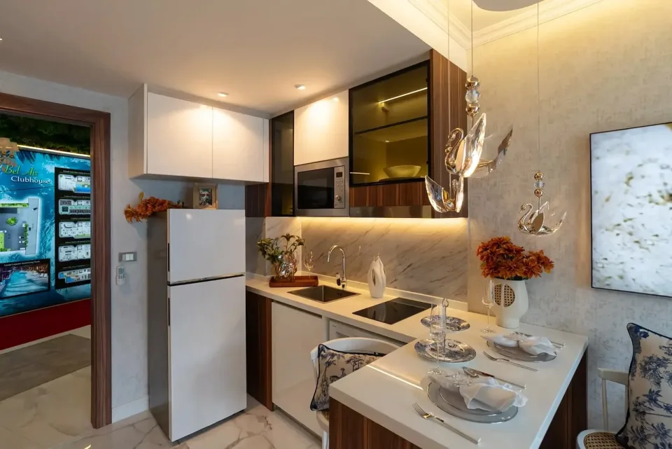 1-Bedroom Condo with Pool View at The Riviera Beverly Hills Residences in Jomtien, Pattaya, Jomtien