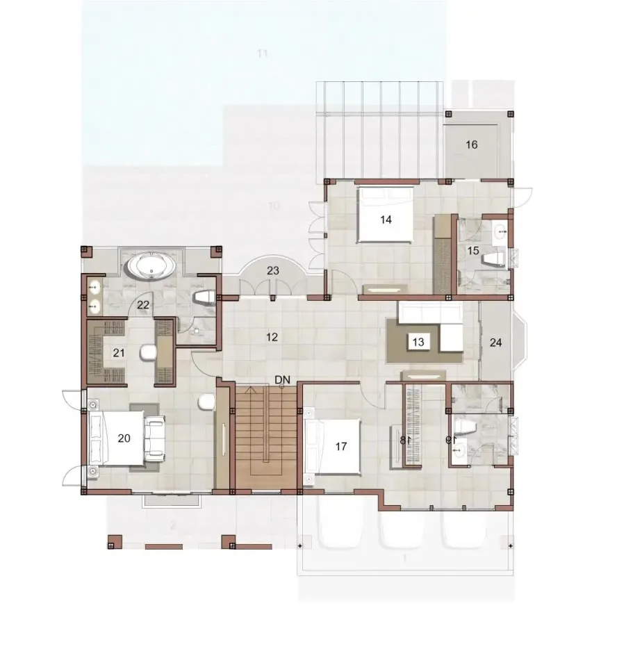 Вилла с 3 спальнями и частным бассейном в Above Element Villa, Пхукет