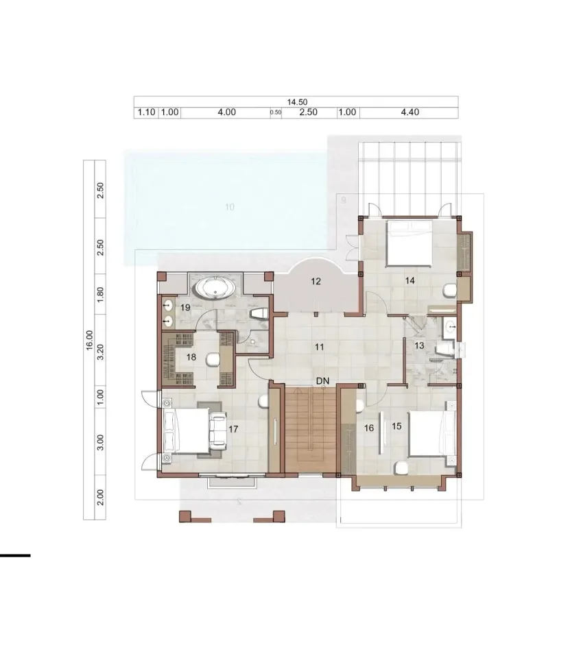 Вилла с 3 спальнями и частным бассейном в Above Element Villa, Пхукет