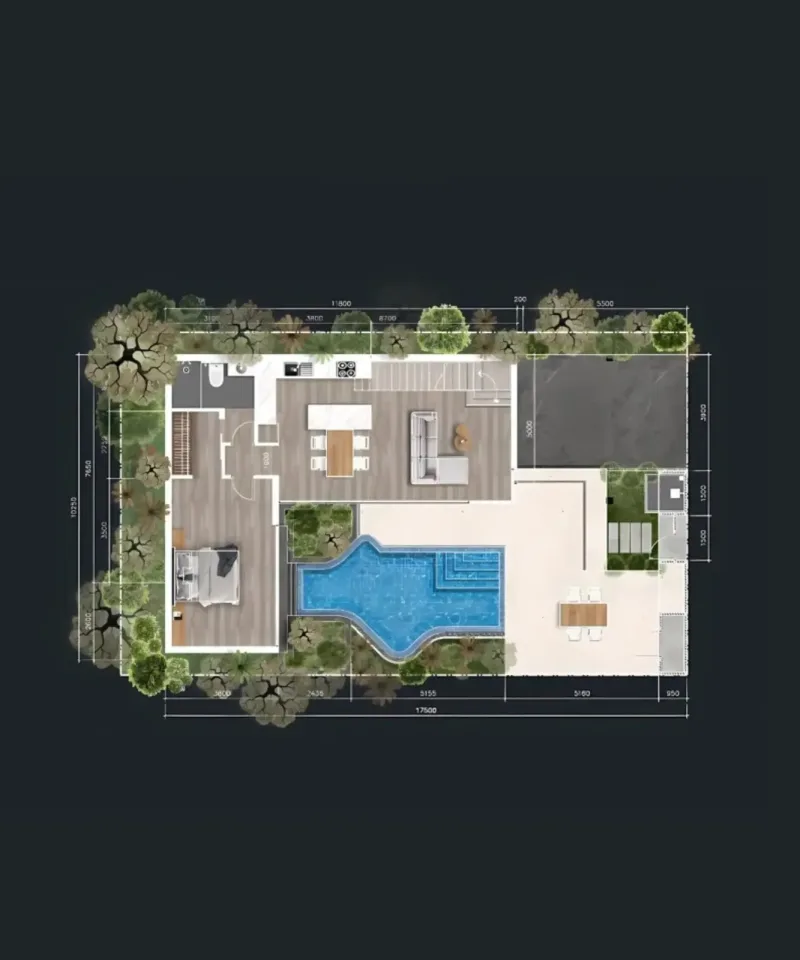 Вилла с 3 спальнями и частным бассейном в Aileen Villas Layan, Пхукет
