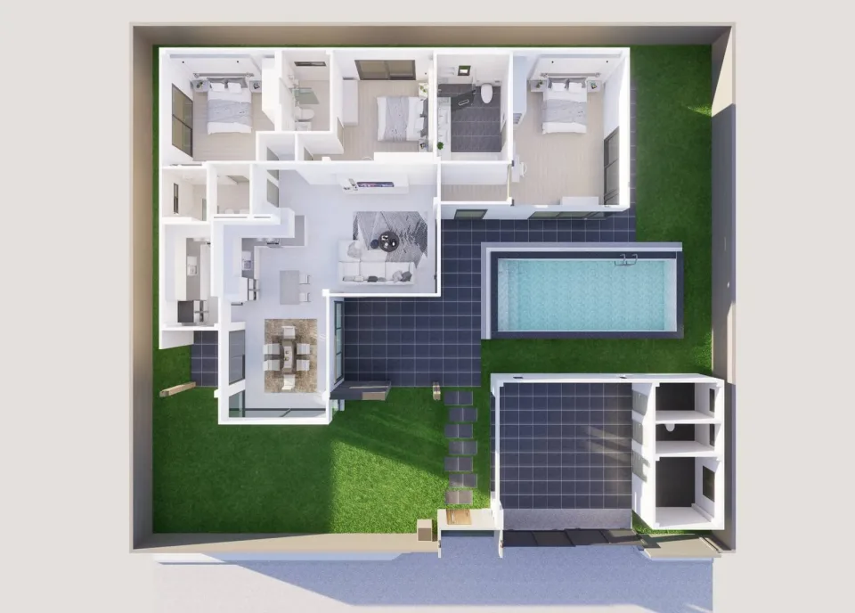 Вилла с 3 спальнями и частным бассейном в Ascent by Baan Pattaya, Паттайя