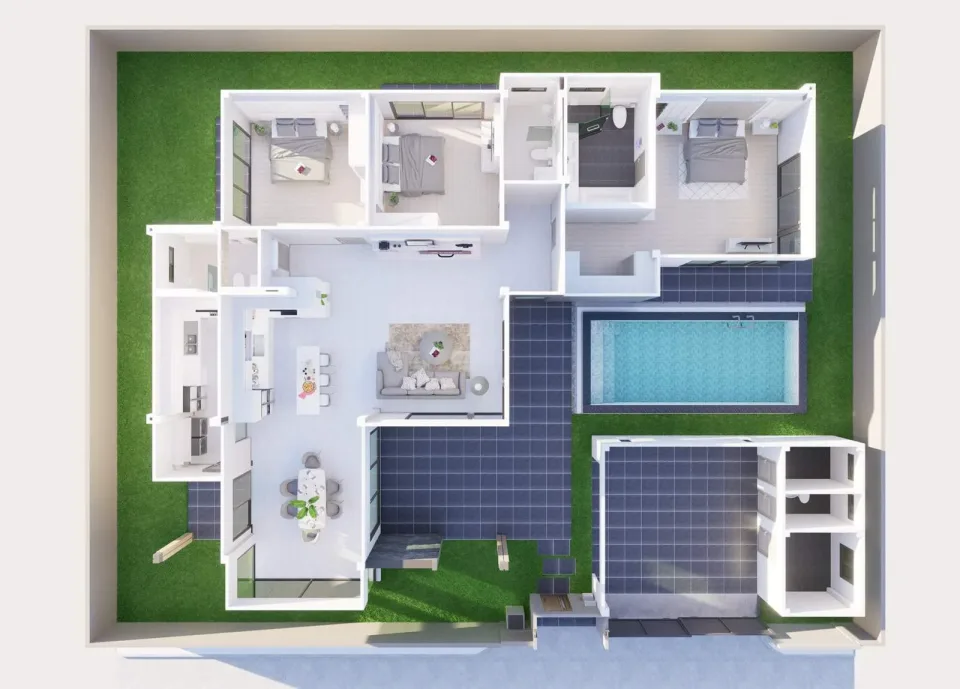 Вилла с 3 спальнями и частным бассейном в Ascent by Baan Pattaya, Паттайя