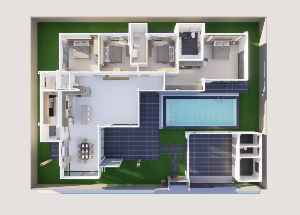 Вилла с 4 спальнями и частным бассейном в Ascent by Baan Pattaya, Паттайя