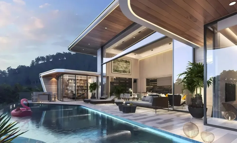 Вилла с 4 спальнями и частным бассейном в Ayana Luxury Villas, Пхукет