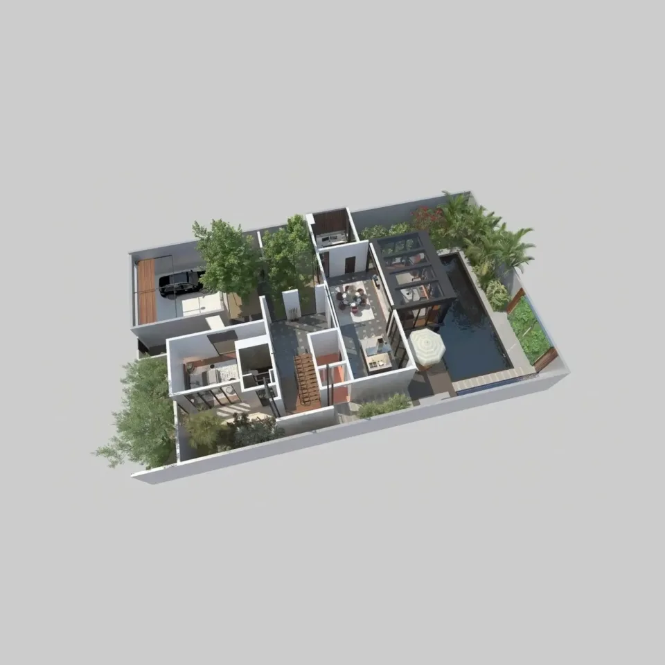 Вилла с 4 спальнями и частным бассейном в Bamboo Luxury Villa в Паттайе, Паттайя