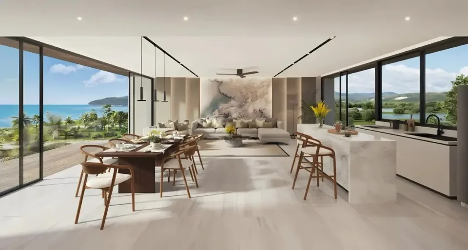 Таунхаус с 4 спальнями и частным бассейном в Banyan Tree Beach Residences Nammu, Пхукет