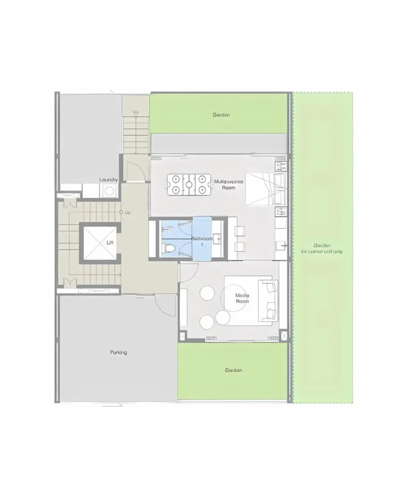 Таунхаус с 4 спальнями и частным бассейном в Banyan Tree Beach Residences Nammu, Пхукет