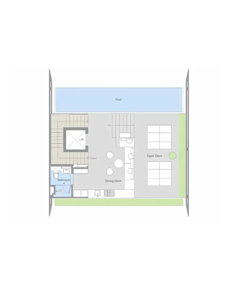 Таунхаус с 4 спальнями и частным бассейном в Banyan Tree Beach Residences Nammu, Пхукет