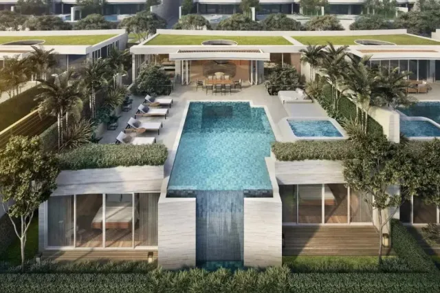 Таунхаус с 4 спальнями и частным бассейном в Banyan Tree Beach Residences Nammu, Пхукет